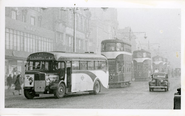 Single decker and trams AEC