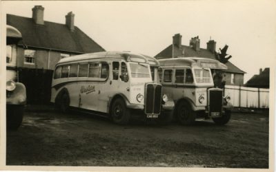 Single decker Leyland and AEC buses
